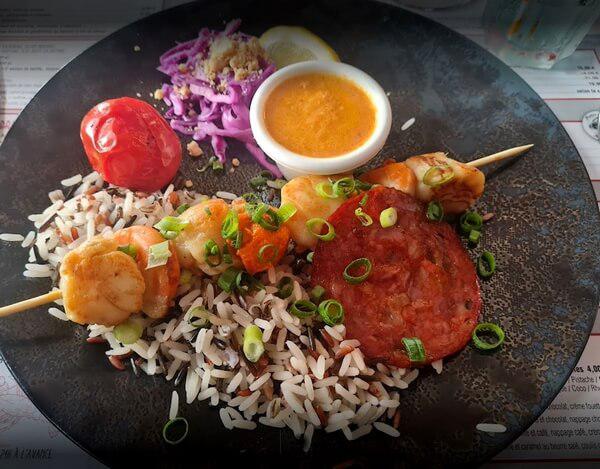 Brochette de Saint-Jacques Brochette de Saint-Jacques