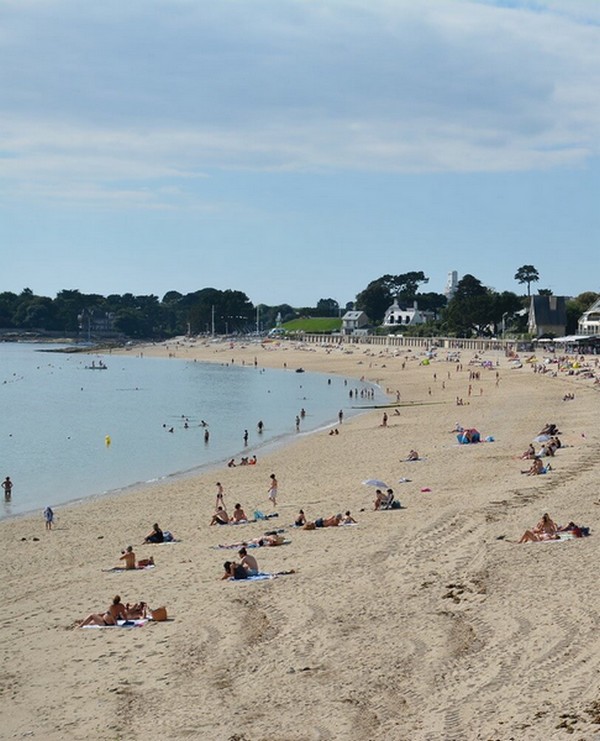 La plage de Bénodet La plage de Bénodet